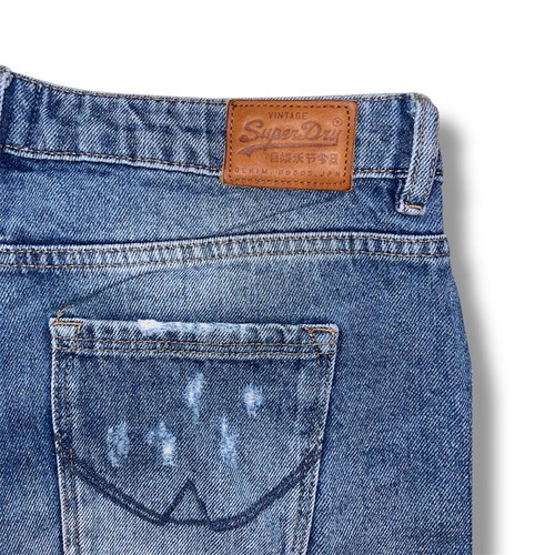 Superdry blue denim shorts like new, size S