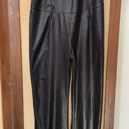One-piece leather bell dress new, size M, black