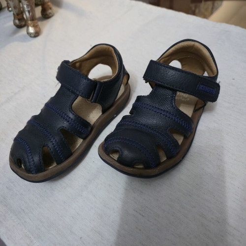Camper πέδιλα αγοριών μεταχειρισμένα, δέρμα, μπλε σκούρο νούμερο 24