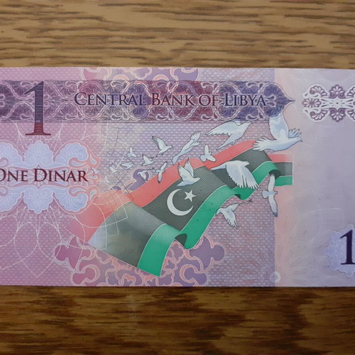 Libya 1 Dinar 2013 banknote new