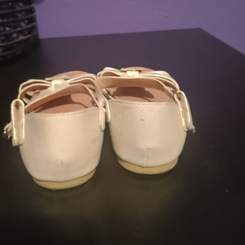 H&M girls' sandals size 33 used with glitter butterflies