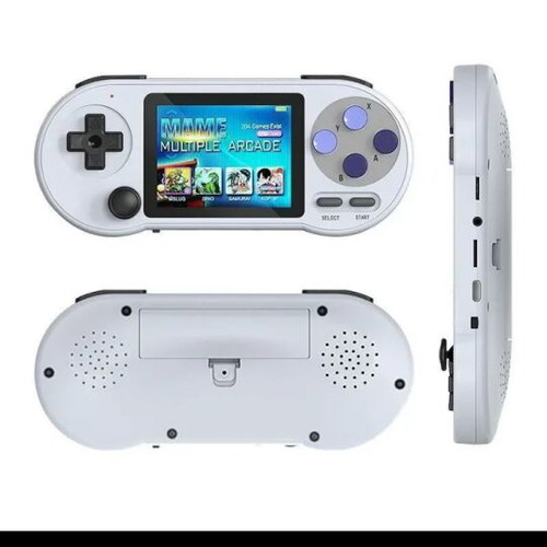 SF2000 Portable Handheld Console IPS 3″ with 6000+ Games and Wireless Controllers, New