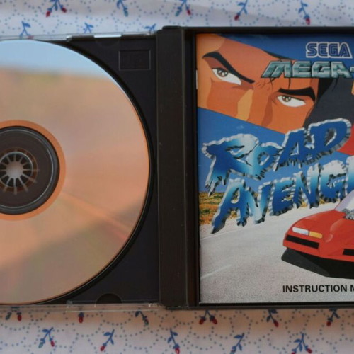 Road Avenger Sega Mega CD mint racing game