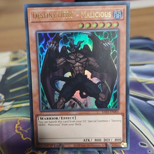Destiny HERO - Malicious V.2 Ultra Rare Yu-Gi-Oh! card