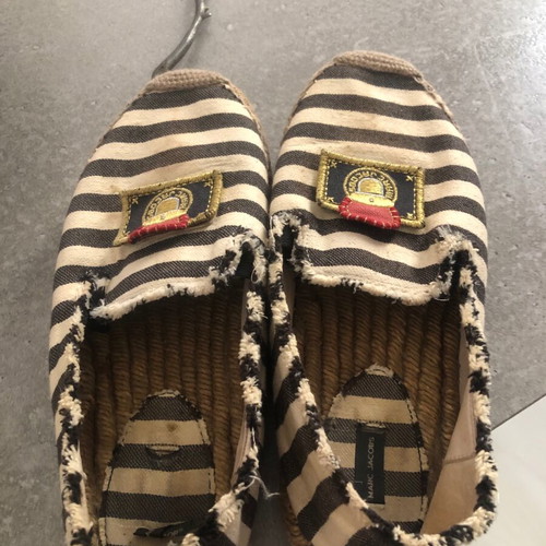 Marc Jacobs espadrilles size 39.5 used, white and blue