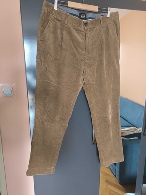 Scotch & Soda Blake Corduroy Trousers like new, camel beige, W33 L32