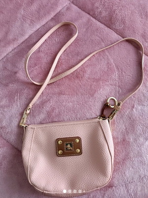 KEM crossbody bag in pink nude, like new