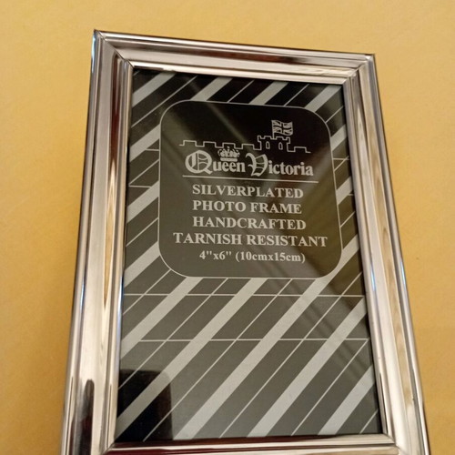 Photo frame silverplated new