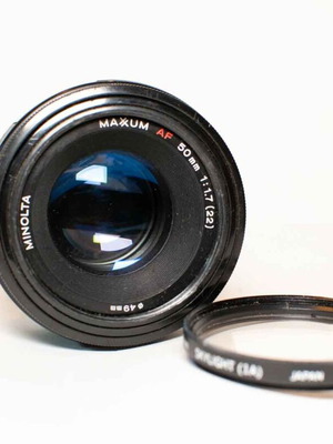 Φακός Minolta maxxum AF 50mm F1.7 μεταχειρισμένος