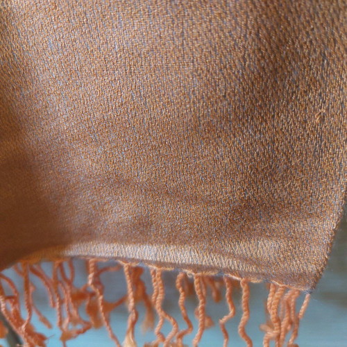 Pashmina orange 70% pashmina 30% silk like new