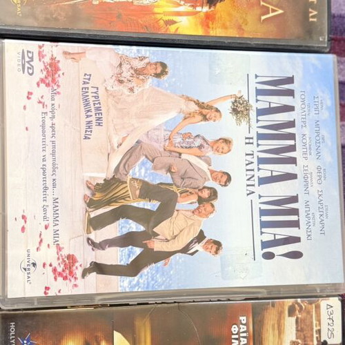 3 DVD movie set: Five Fingers, Mamma Mia, The Mummy Tomb of the Dragon Emperor