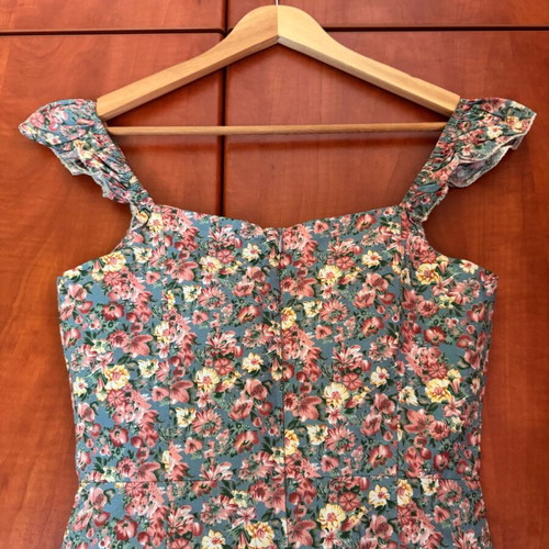Desiree dress romantic retro used with floral pattern