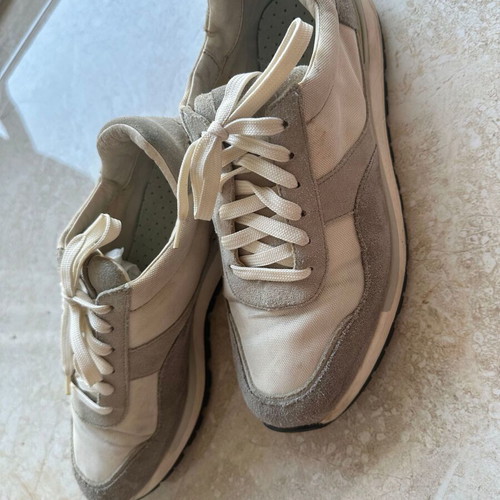 Massimo Dutti sneakers size 41 used, beige and grey with suede details