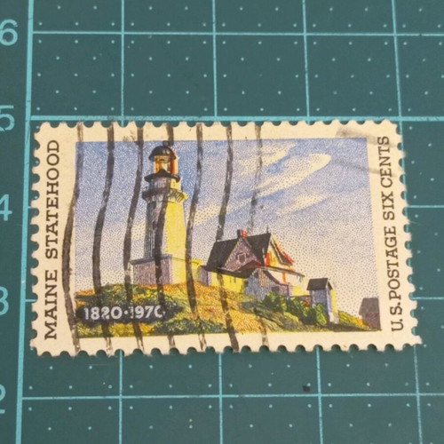 United States 1970 stamp like new, 150th anniversary of Maine Statehood