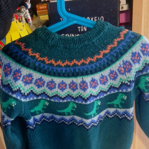 Marks & Spencer festive sweater like new, multicolored green