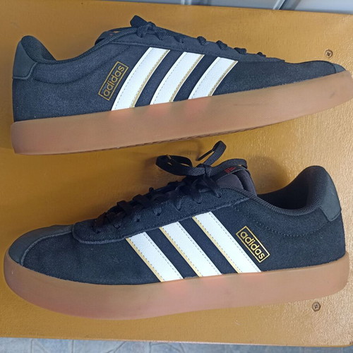 Adidas VL Court 3.0 Sneakers like new, black/brown, size 44⅔