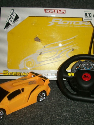 Remote Control Car yellow like new, fully functional