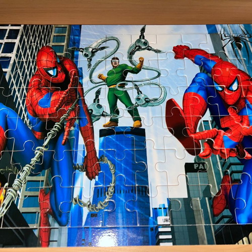 Spider-Man toy baby/kids used with puzzle