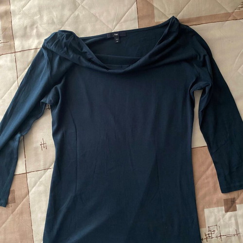 Gap three-quarter sleeve shirt like new, petrol color, size XS