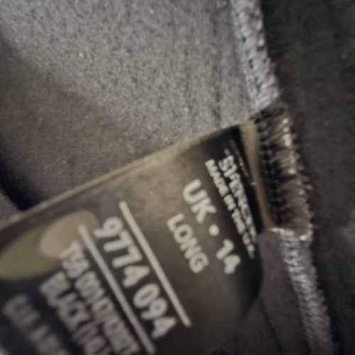 Marks & Spencer Black Elastic Pants like new, UK 14