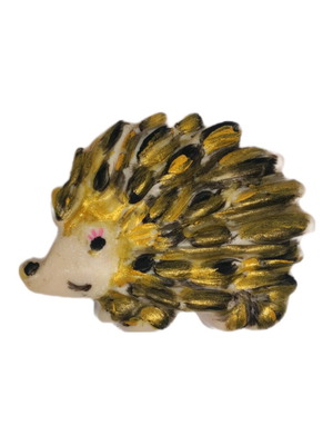 Handmade decorative aromatic soap hedgehog shape