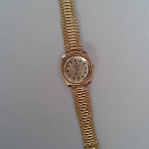Automatic women's wristwatch gold color like new