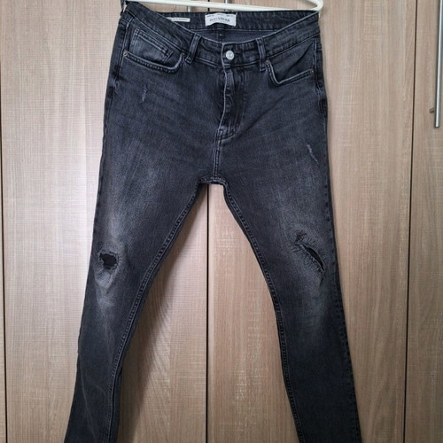 Jean pants Pull & Bear skinny Eur 40 like new, black