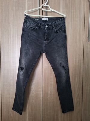 Jean pants Pull & Bear skinny Eur 40 like new, black