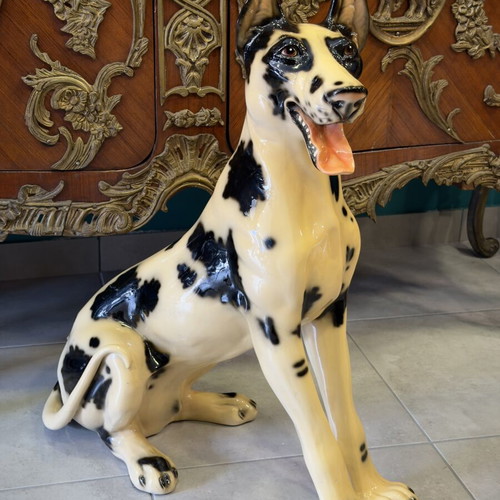 Porcelain dog like new