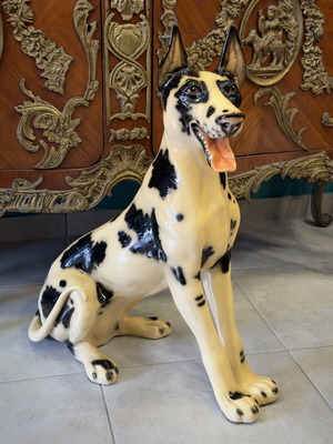Porcelain dog like new