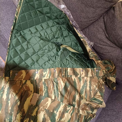 Camouflage jacket Greek with removable inner lining new