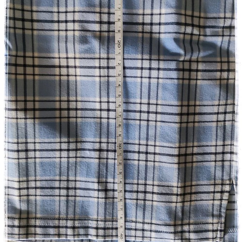 Coquette Mini Skirt used, blue checkered, size 36