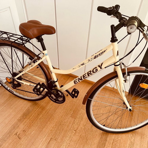 Energy Irene 28" City Bicycle 2024 Beige with 18 Speeds New