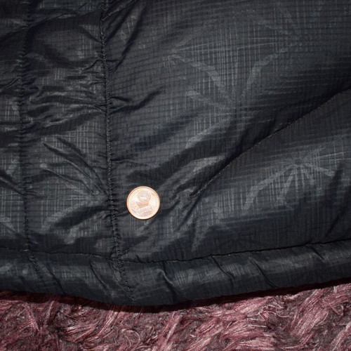 Helly Hansen women's down jacket with snowflakes size S used, black
