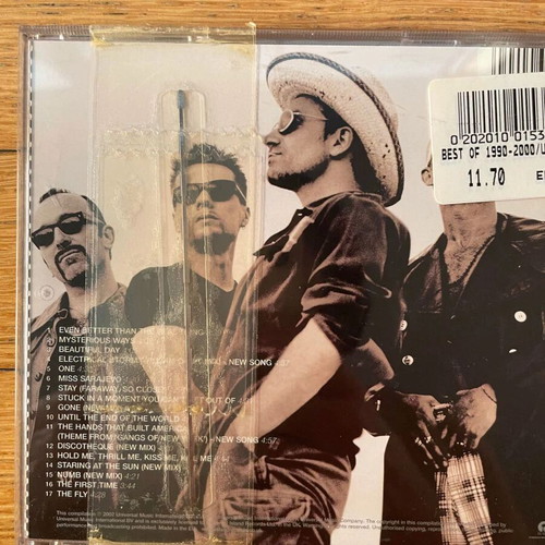 U2 The Best Of 1990-2000 CD like new, rock