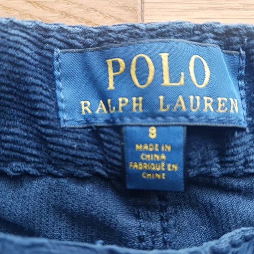 Ralph Lauren corduroy pants for 8 years like new, blue