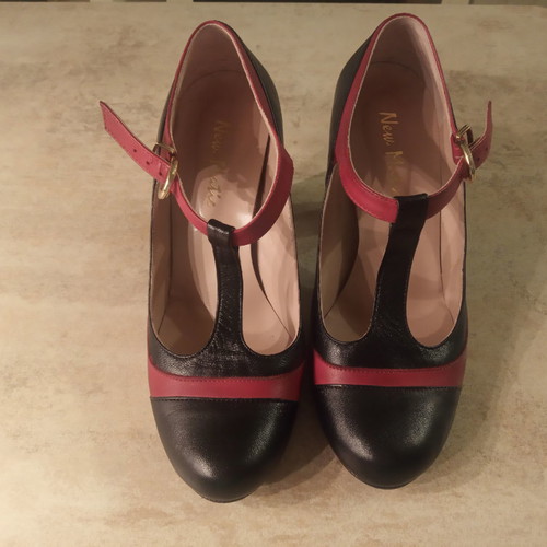 New Matic shoes black-red pumps size 36 new