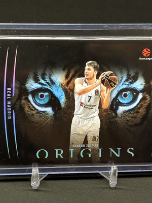 Luka Doncic Euroleague Origins Tiger Eyes SSP κάρτα μπάσκετ