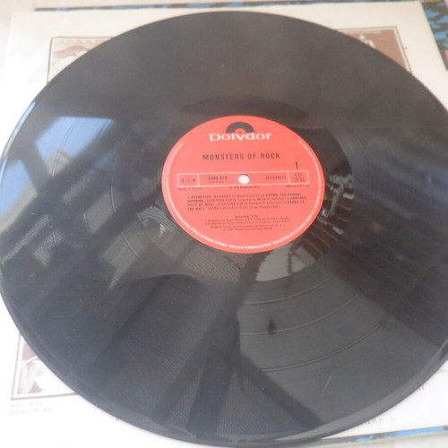 Rainbow etc. Monsters of Rock vinyl used Greek pressing