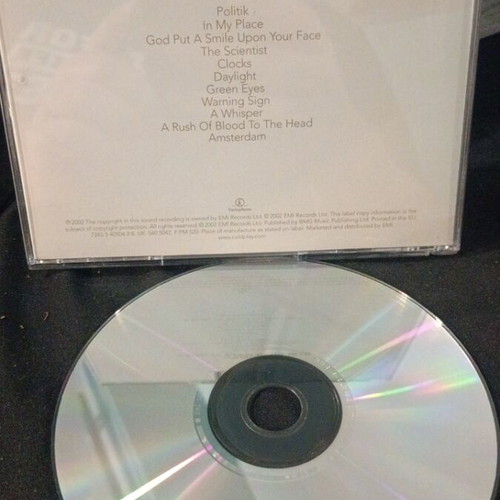 Coldplay A Rush of Blood to the Head CD like new, rock