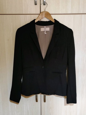 Bershka women's black jacket like new, size M