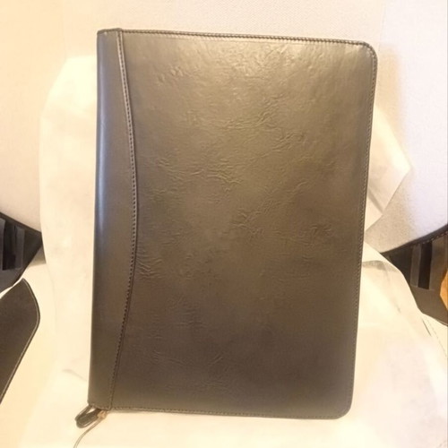 Chiara briefcase 36cm x 25cm genuine leather new, black