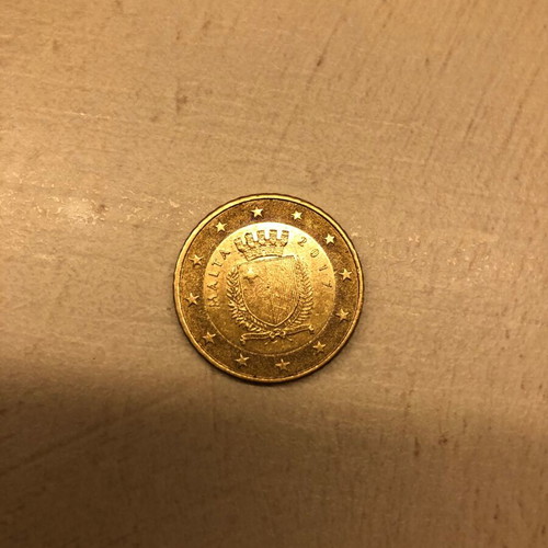 Malta 50 cent coin 2017