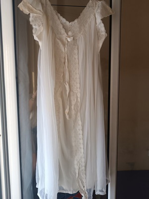 Vintage bridal nightgown from 1960 like new, white