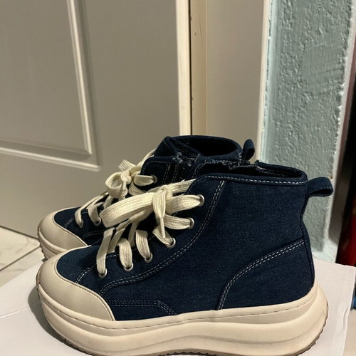 Zara denim sneakers like new, size 34, blue
