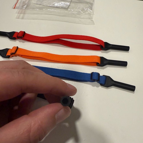 Sport eyeglass straps set in various colors new