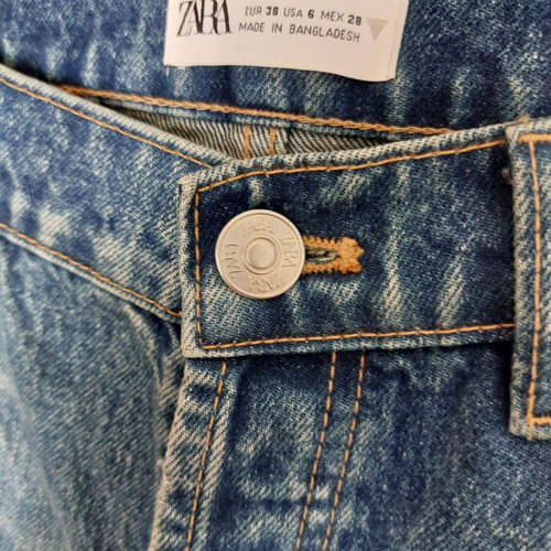 Zara women's jeans blue size 38 like new
