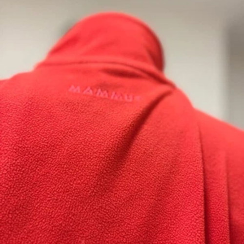 Mammut Women's Tecnopile Fleece Red 1/4 Zip used Size M/L