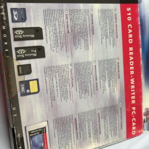 Trust 510 Card Reader Writer PC-Card
