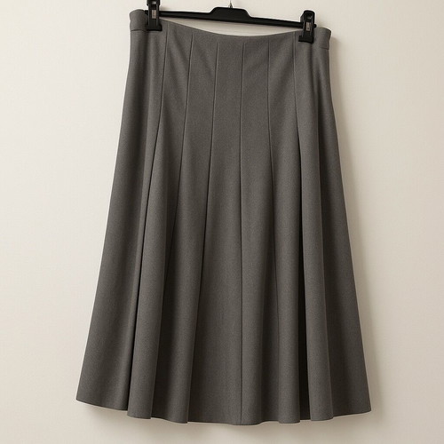 BHS Midi Grey Skirt like new, Size 16 (EU 44)